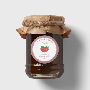 Etiqueta Rótulo Rustic & Kraft Strawberry