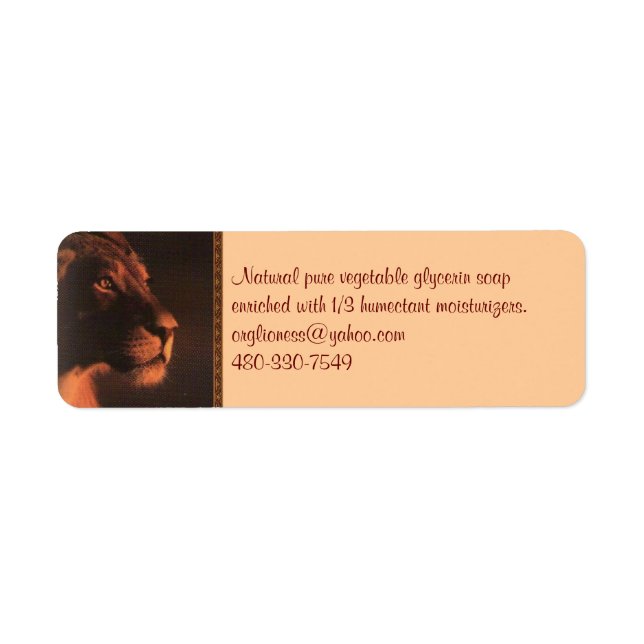 Etiqueta Rótulo Soap (Frente)