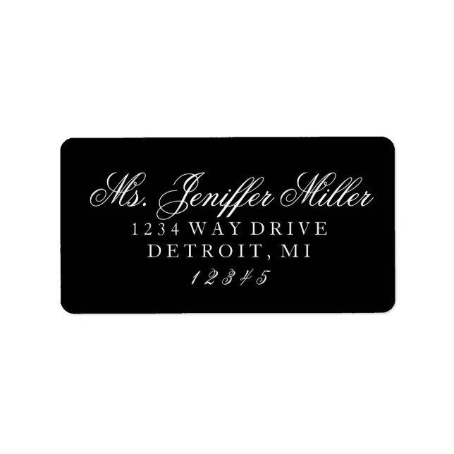 Etiqueta Rótulo - Sra. Futuro Sra. (Frente)