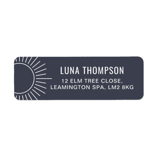 Etiqueta Rótulo Sun do marinho (Frente)