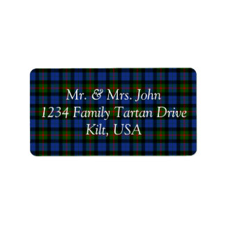 Etiqueta Rótulo Tartan cinza