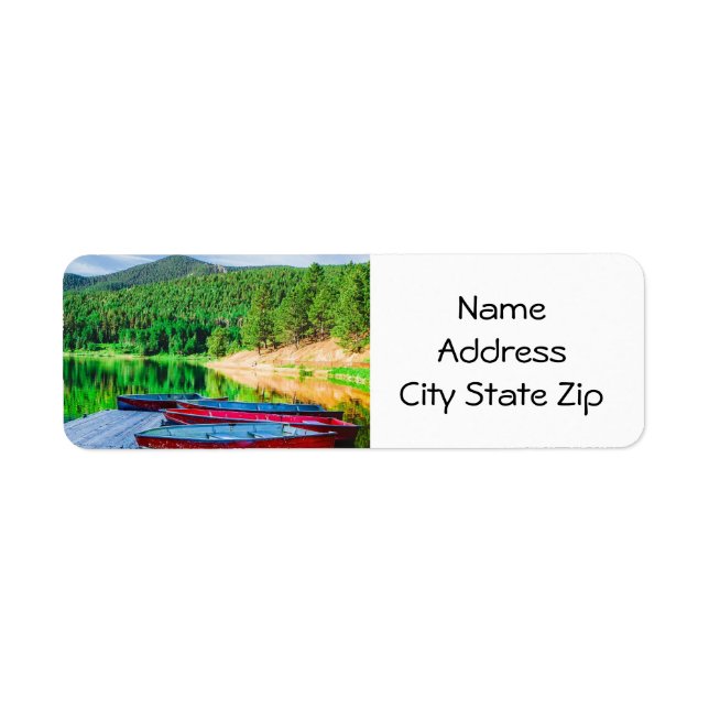 ETIQUETA RÓTULO "VIVENDO NO LAGO" (Frente)