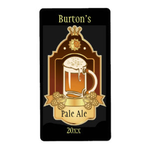 Etiqueta Rótulos de Cerveja Criada em Casa