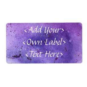 Etiqueta Rótulos de Correio Personalizado de Mista Roxo 2