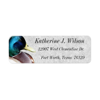 Etiqueta Rótulos de Correio Pessoais Mallard Drake