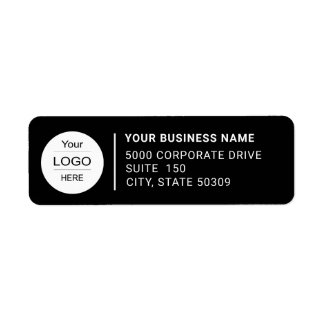 Etiqueta Rótulos de Endereço Comercial Personalizados com L