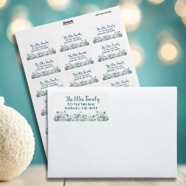 Etiqueta Rótulos de Endereço de Retorno Náutico