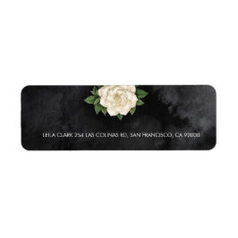 Etiqueta Rótulos de Endereço Personalizados Elegant Magnoli