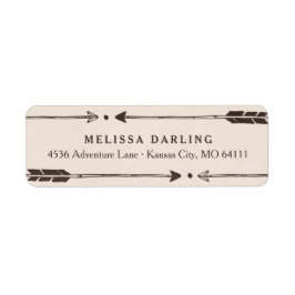 Etiqueta Rótulos de Endereços da Rústica Adventure Temida