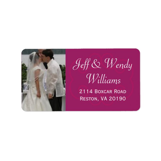 Etiqueta Rótulos de Fotografia de Plum (Frente)