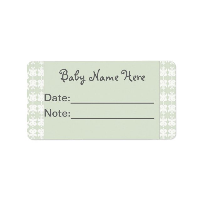 Etiqueta Rótulos de Frasco (Frente)