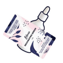 Rótulos de Garrafa Sérica abstrato