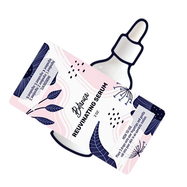 Etiqueta Rótulos de Garrafa Sérica abstrato (Criador carregado)