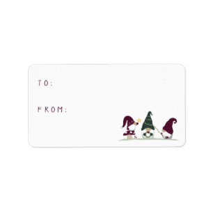 Etiqueta Rótulos de presentes de/para: Rótulo de gnomos de 