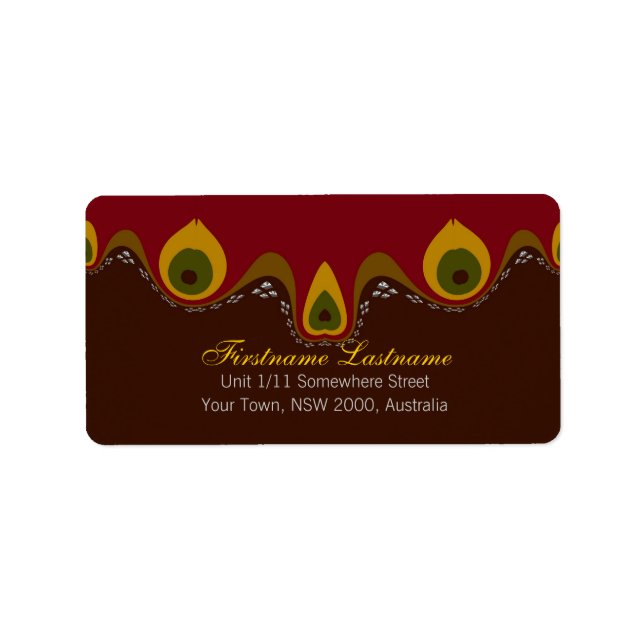 Etiqueta Rótulos Especiais da Palha da Deusa (Frente)