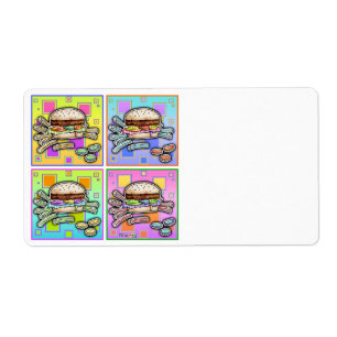Etiqueta RÓTULOS MÉDIOS DE HAMBURGER Pop