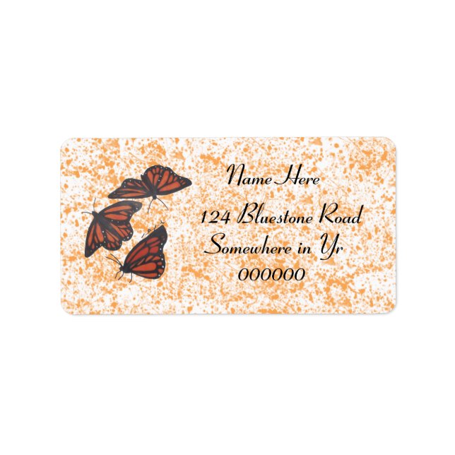 Etiqueta Rótulos Monarch Trio (Frente)