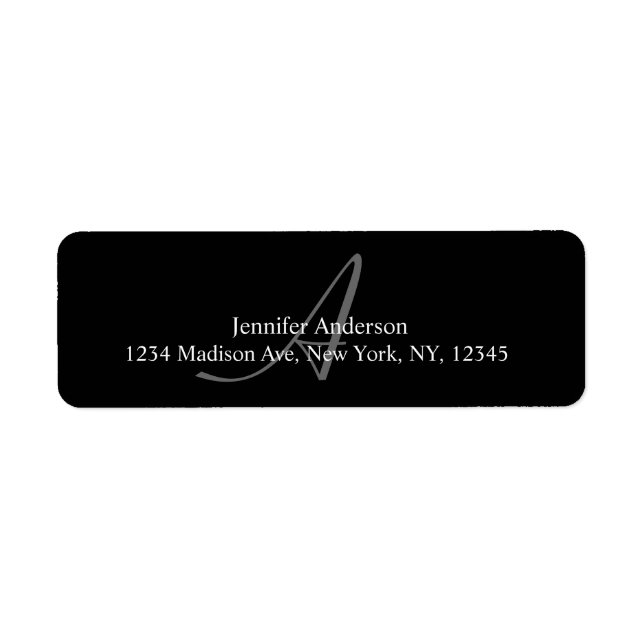 Etiqueta Rótulos Monogramas (Frente)