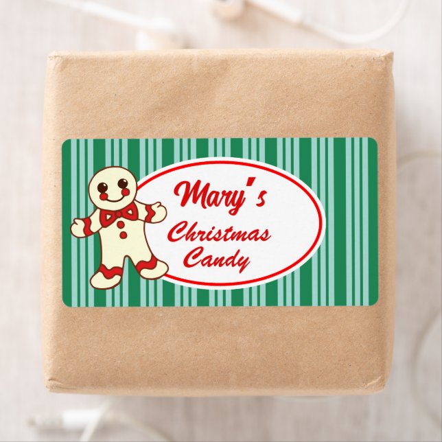 Etiqueta Rótulos Personalizados de Doces de Natal (Insitu)