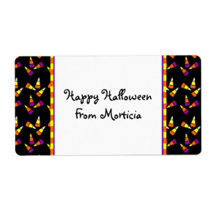 Etiqueta Rótulos Personalizados de Milho de Doce de Hallowe