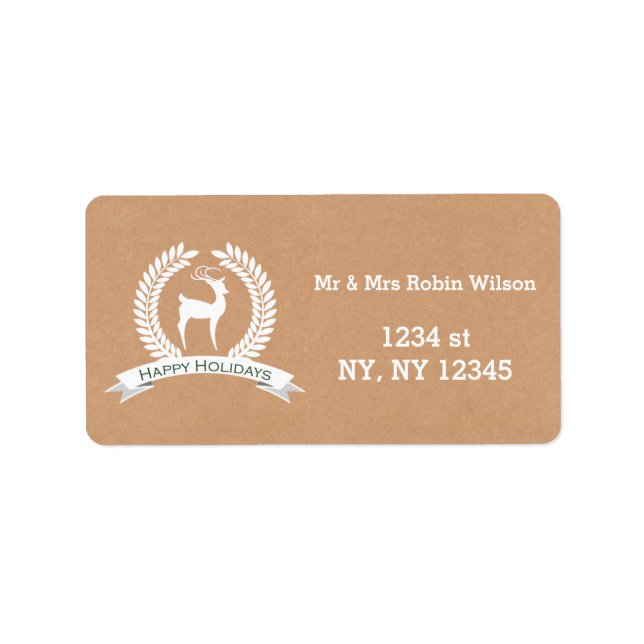 Etiqueta Rótulos russos de cercadores de inverno (Frente)