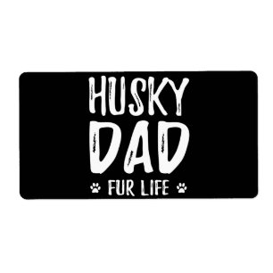 Etiqueta Rouco pai para cães para toda a vida  ideia engra