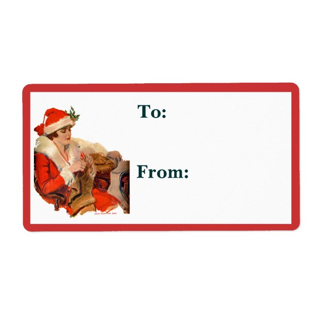 Etiqueta Roupa de Natal (Frente)