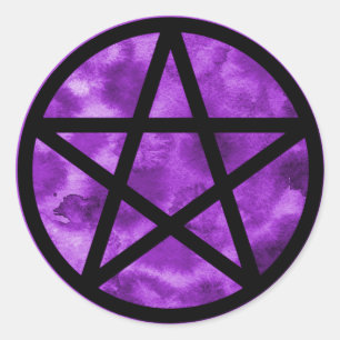 Etiqueta roxa do Pentacle