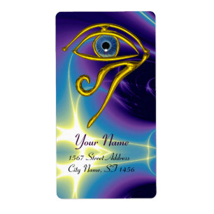 Etiqueta Roxo AZUL da TALISMÃ