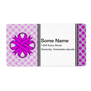 Etiqueta Roxo Clover Ribbon por Kenneth Yoncich