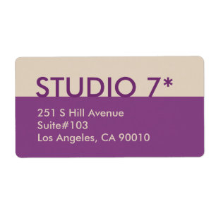 Etiqueta Roxo - Série Natural