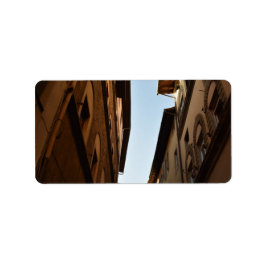 Etiqueta Rua Banhada pelo Sol