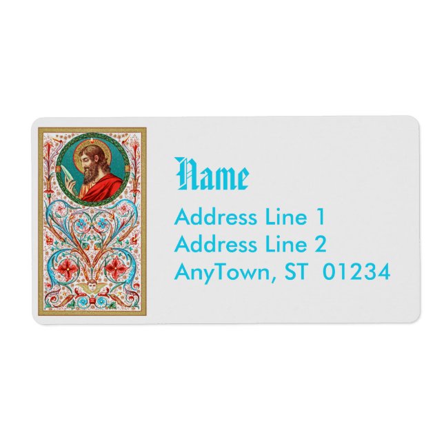 Etiqueta Rua. Bartolomeu o postle (JMAS 03) (Frente)