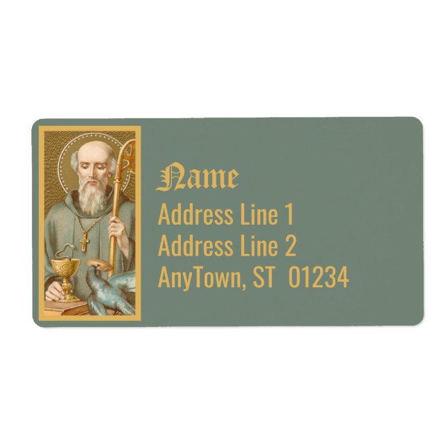 Etiqueta Rua. Bento da Nursia (JM 07) (Frente)