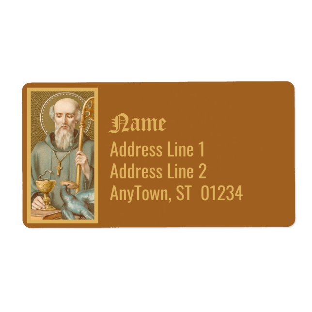 Etiqueta Rua. Bento da Nursia (JM 07) (Frente)