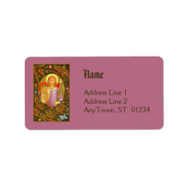 Etiqueta Rua. Florian of Lorch (PM 03) Rótulo de Endereço N