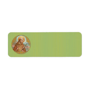 Etiqueta Rua. Francisco de Assisi (K 002)