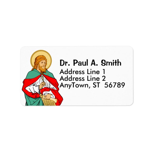 Etiqueta Rua. Luke, querido Médico (RLS 08; MedVers.) (Frente)