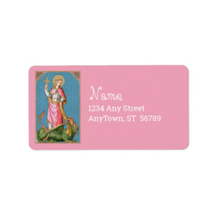 Etiqueta Rua. Margaret de Antioch (SAU 038)