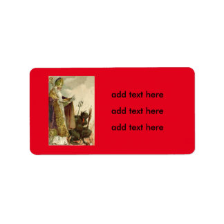 Etiqueta Rua Nicholas Krampus Pitchfork Priest