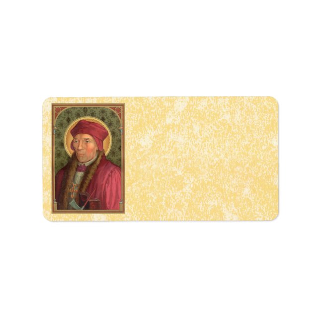 Etiqueta Rua. Pergaminho John Fisher (SAU 025) (Frente)