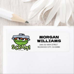Etiqueta Rua Sésamo   Oscar, o Grouch Scram!