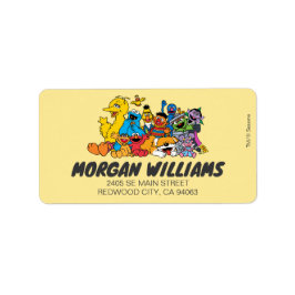 Etiqueta Rua Sésamo | Retrato do Grupo Sesame Pals