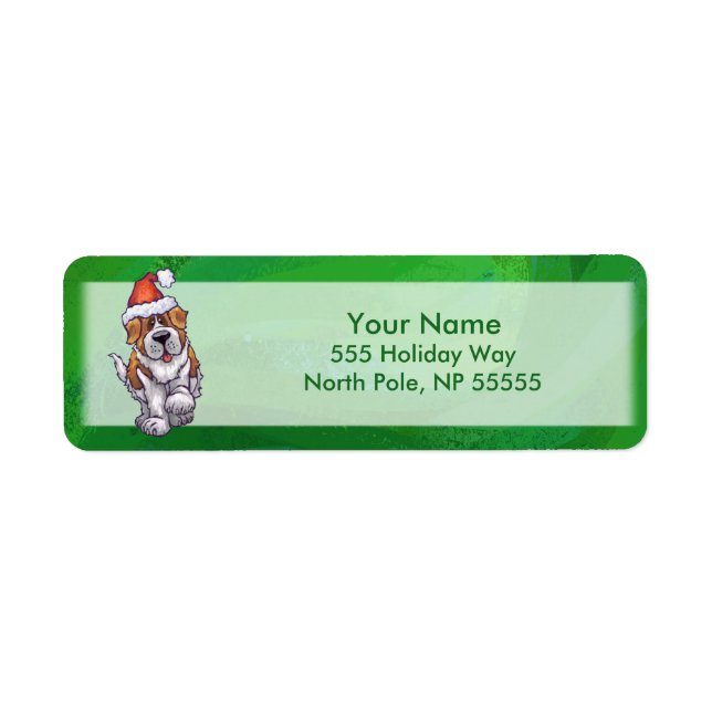 Etiqueta Ruas bonitas, Bernard em Santa Chapéu em Verde (Frente)