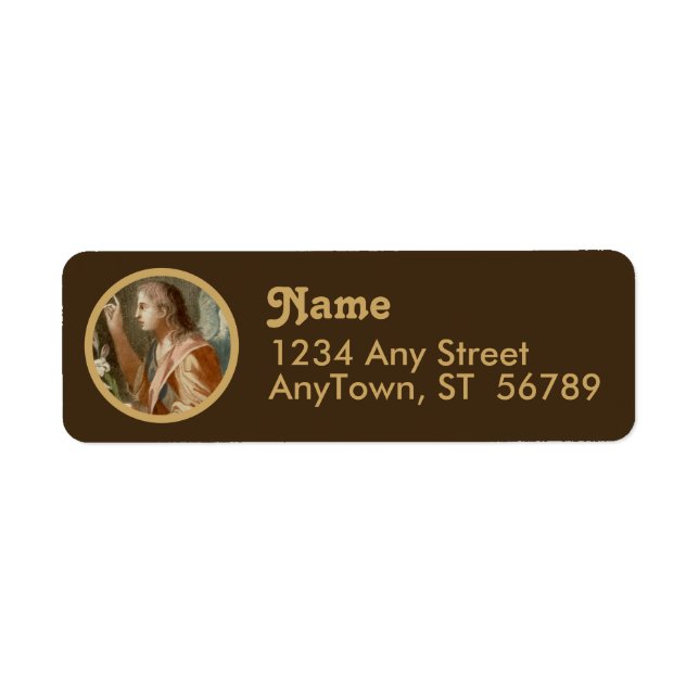 Etiqueta Ruas. Gabriel o Arcanjo (M 011) (Frente)