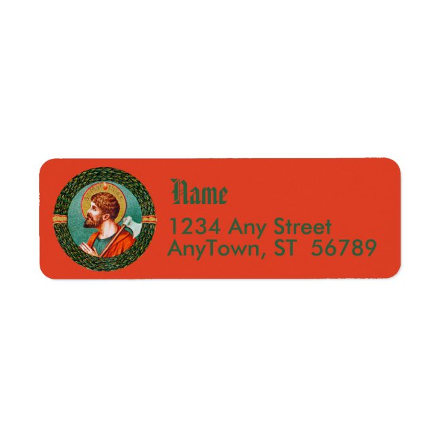 Etiqueta Ruas. Matthias the Apostle (JMAS 09) (Frente)