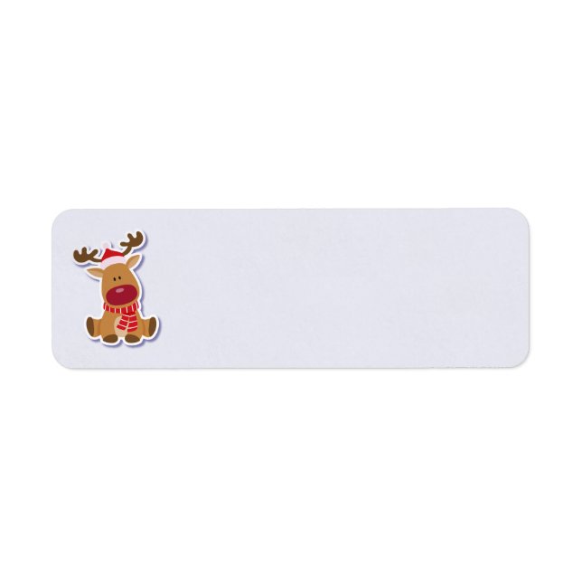 Etiqueta Rudolph Address Labels (Frente)