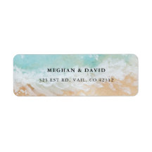 Rustic Watercolor Summer Sea Beach Weding