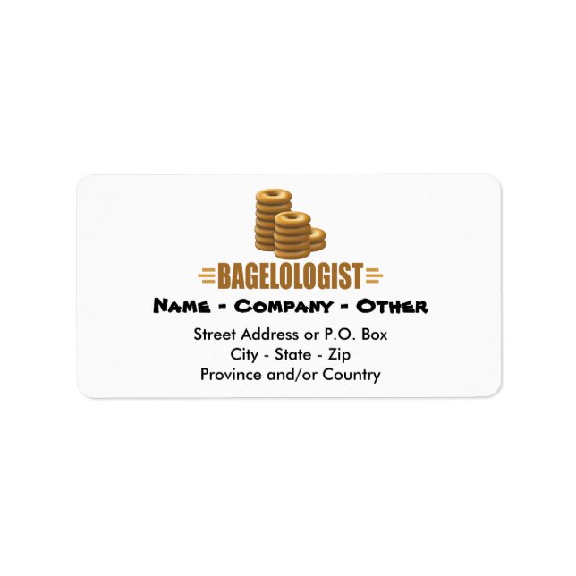 Etiqueta Sacos Engraçados (Frente)