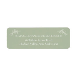 Etiqueta sage green